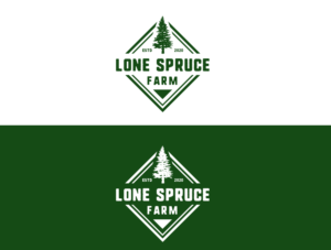 Logo Design by wonderland for Lone Spruce Farm | Design: #23493936