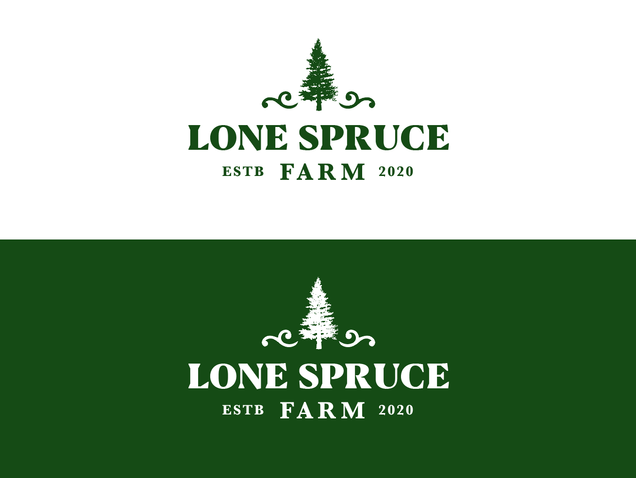 Logo Design by wonderland for Lone Spruce Farm | Design #23494081