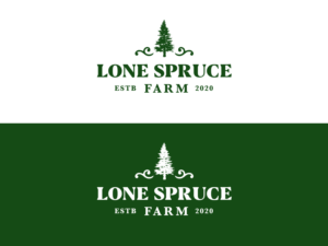 Logo Design by wonderland for Lone Spruce Farm | Design: #23494081