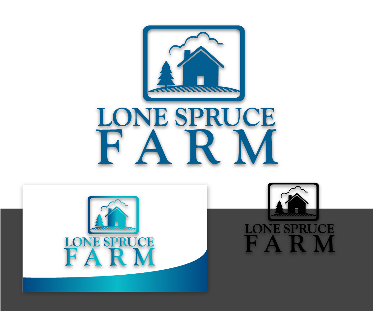 Logo Design by CHRONO for Lone Spruce Farm | Design #23498489