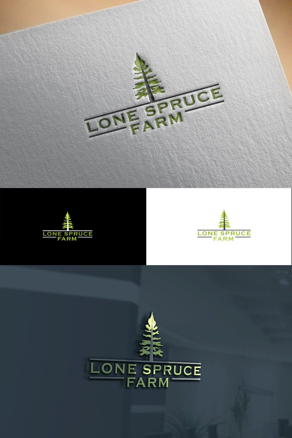 Logo Design by shariqueyaseen2 for Lone Spruce Farm | Design: #23498121