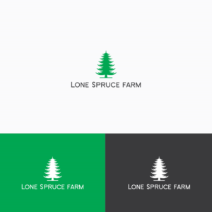 Logo Design by AL-BARAKAH for Lone Spruce Farm | Design: #23496825