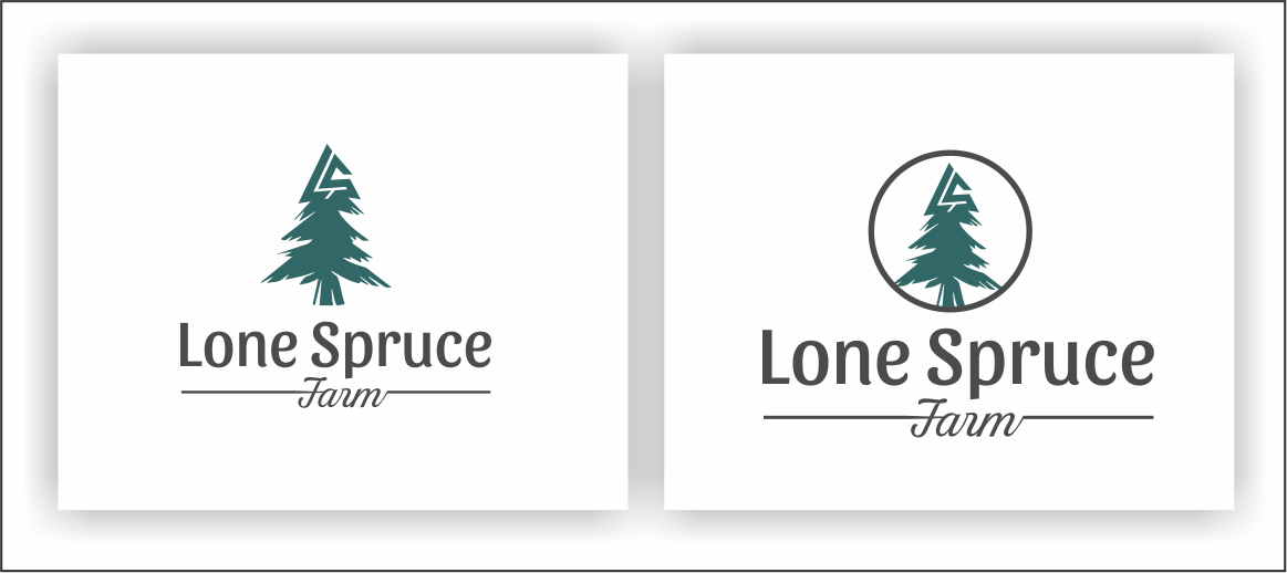Logo-Design von Udaya G für Lone Spruce Farm | Design #23533322