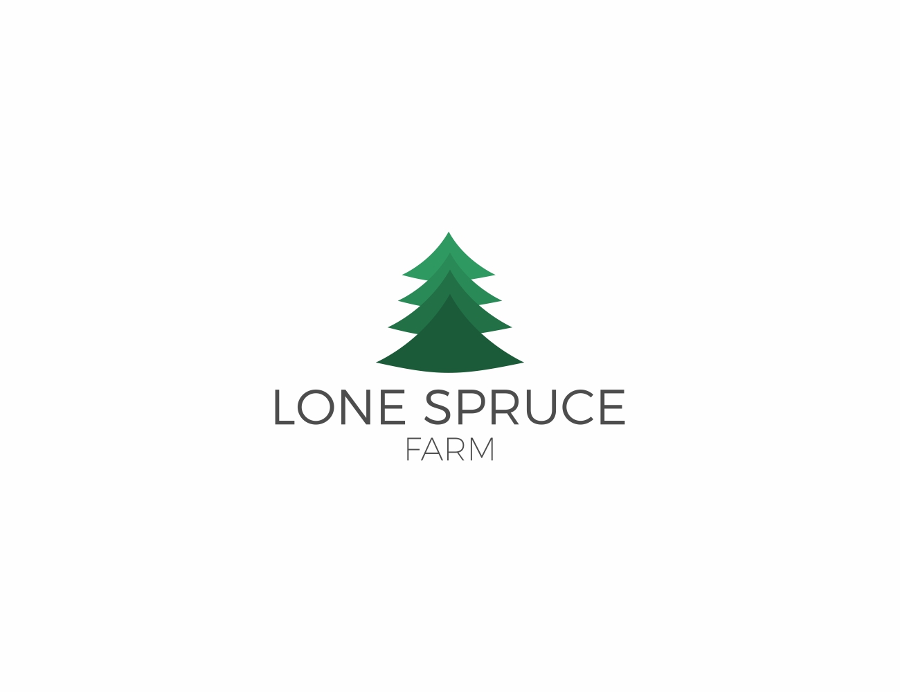 Diseño de Logo por MOH Studio para Lone Spruce Farm | Diseño #23492693