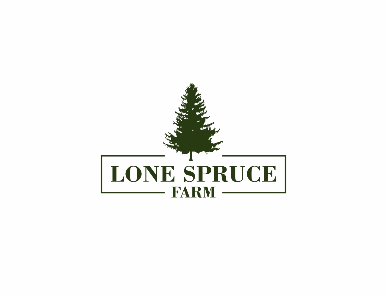 Logo Design by MOH Studio for Lone Spruce Farm | Design #23492728