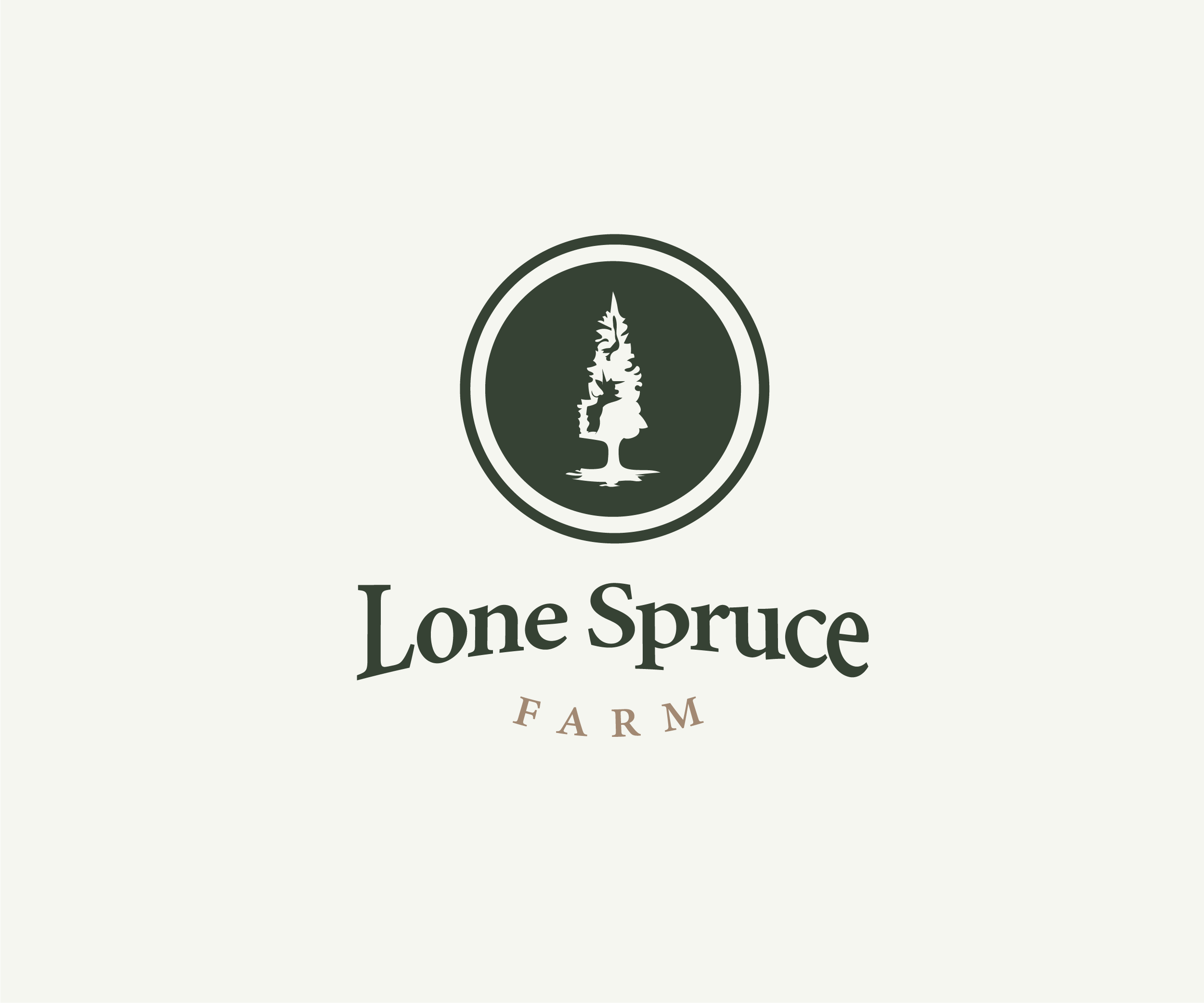 Logo Design by Ng V Duc for Lone Spruce Farm | Design #23544678