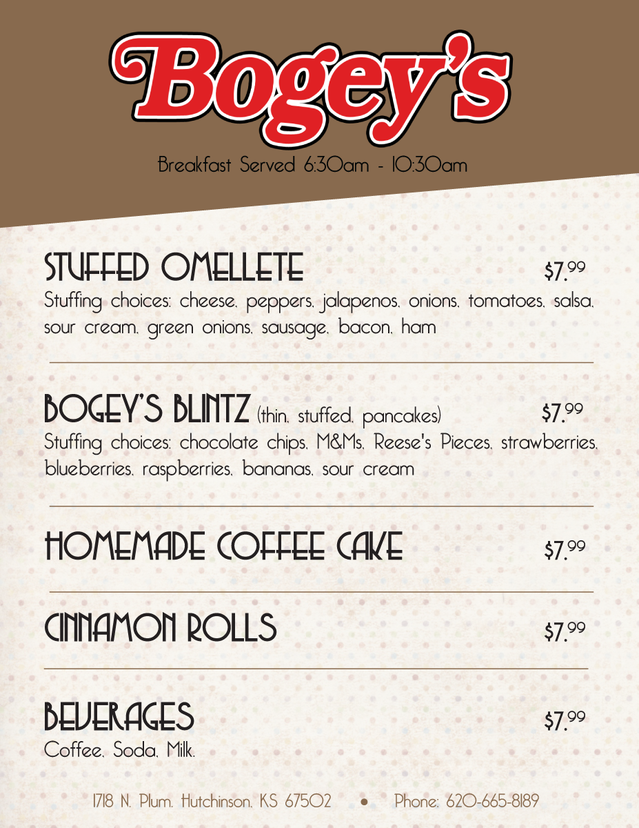 Menu Design by Kburks for this project | Design #3044410