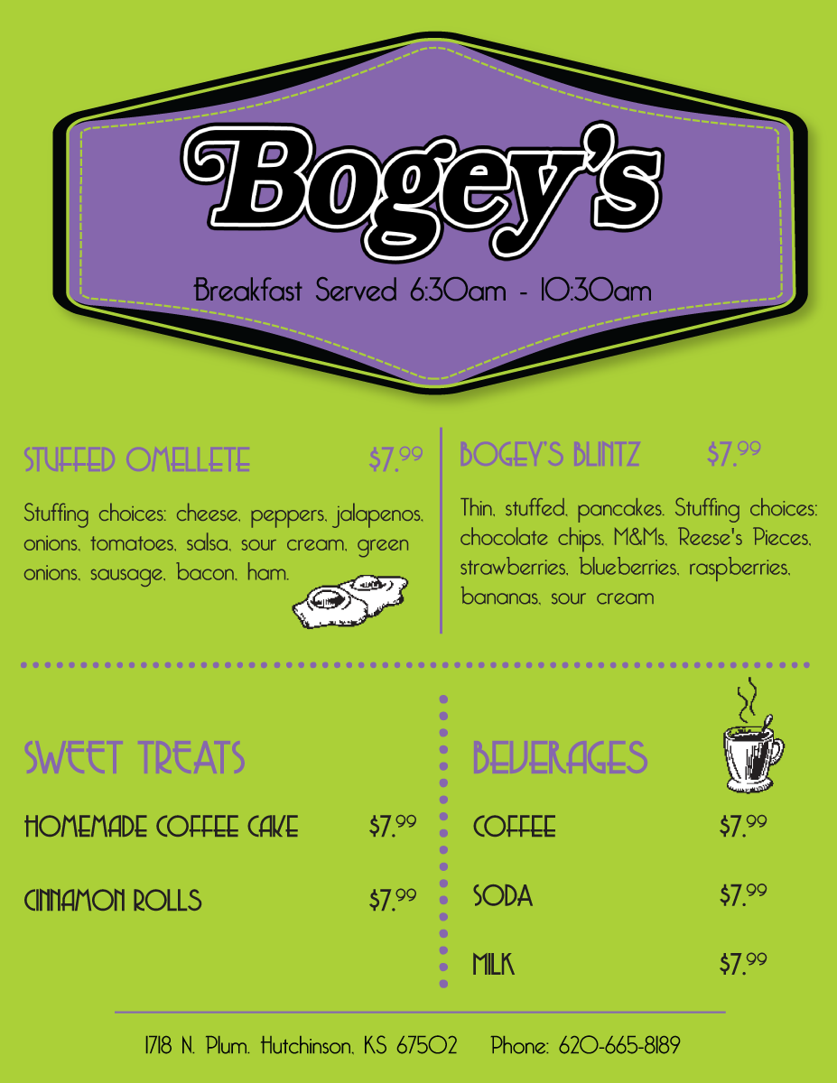 Menu Design by Kburks for this project | Design #3044875