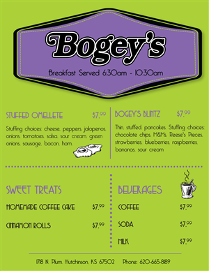 Design de Menu par Kburks pour ce projet | Design : #3044875