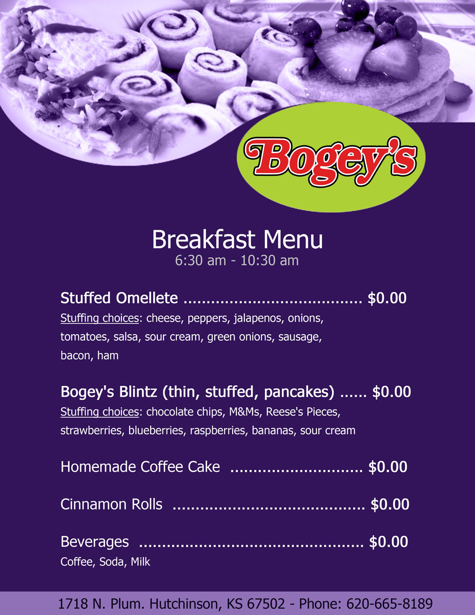 Menu Design by vinita for this project | Design #3030872