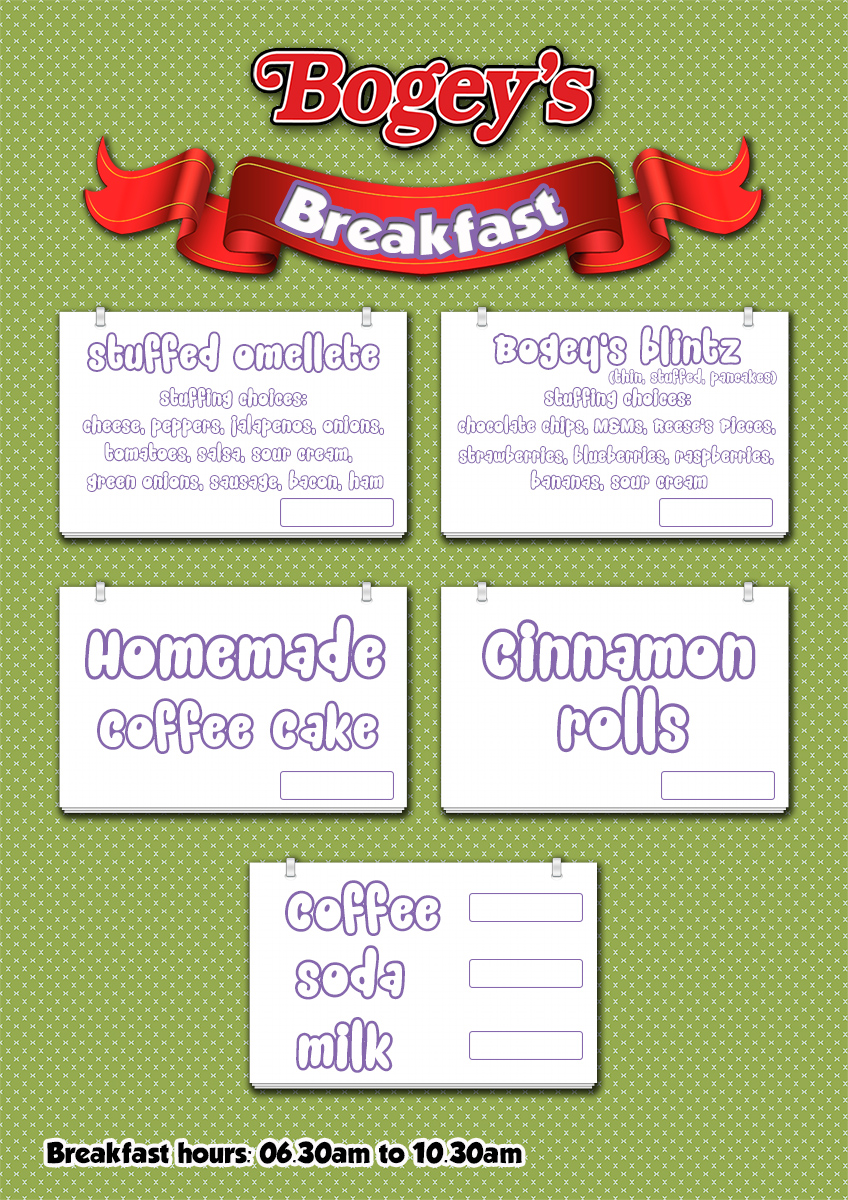 Menu Design by Bogdan Trifu for this project | Design #2996082