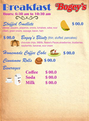 Design de Menu par Parul pour ce projet | Design : #3022565
