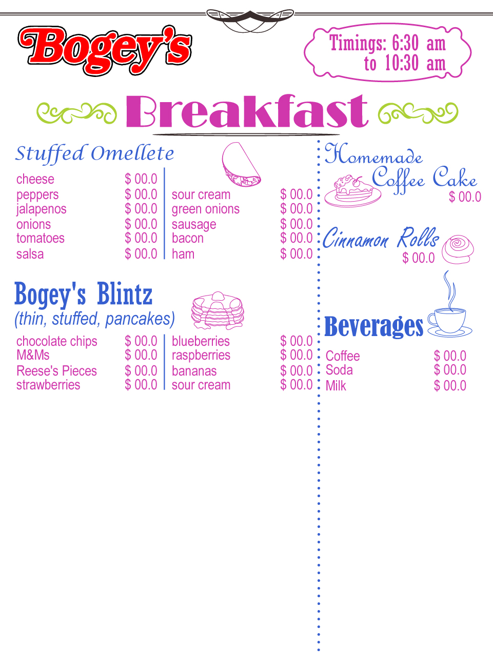 Design de Menu par Parul pour ce projet | Design #3033378