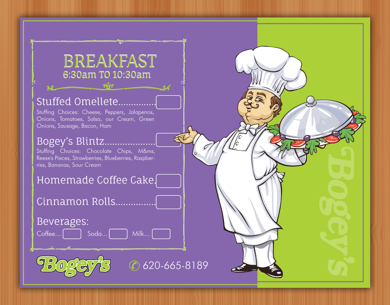 Menu Design by Sbss for this project | Design #3027098
