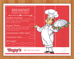 Menu Design by Sbss for this project | Design: #3030807