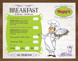 Menu Design by Sbss for this project | Design: #3035371