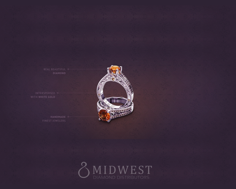 Graphic Design by J. Chaturvedi for Midwest Diamond Distributors | Design: #3017000