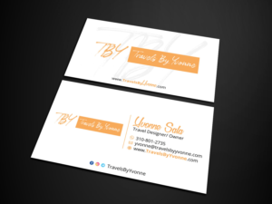 Design de Carte de Visite par Verified artistry (Design garden) pour Travels By Yvonne  | Design : #23501377