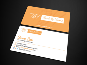 Design de Carte de Visite par Verified artistry (Design garden) pour Travels By Yvonne  | Design : #23501385