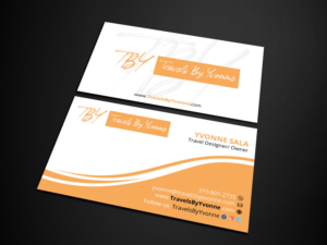 Design de Carte de Visite par Verified artistry (Design garden) pour Travels By Yvonne  | Design : #23515426