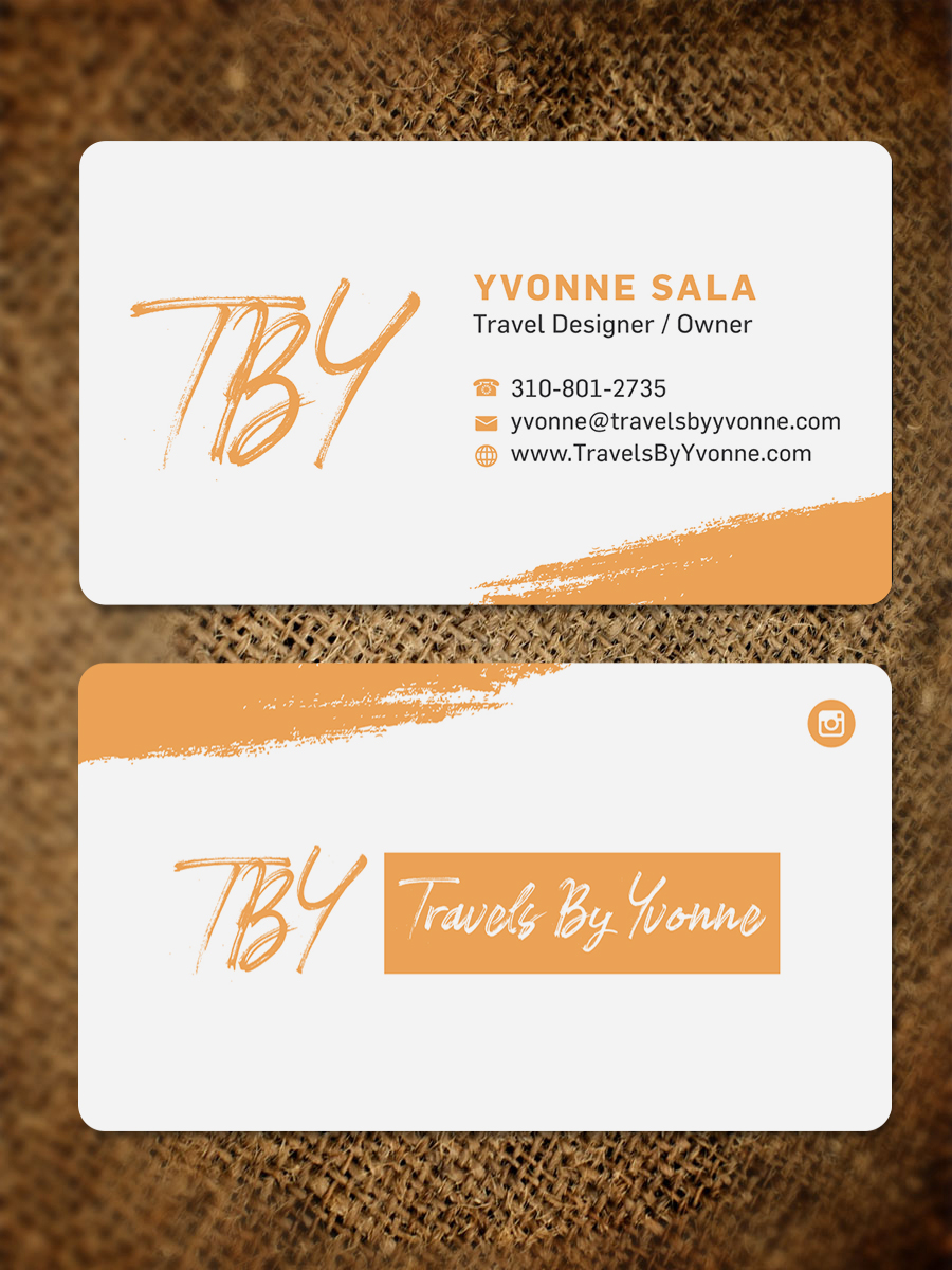 Design de Carte de Visite par JK18 pour Travels By Yvonne  | Design #23500624