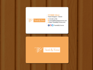 Business Card Design by Creations Box 2015 for Travels By Yvonne  | Design: #23502373