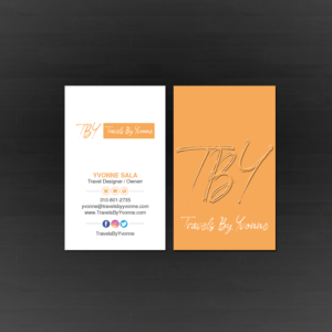Business Card Design by Creations Box 2015 for Travels By Yvonne  | Design: #23504847