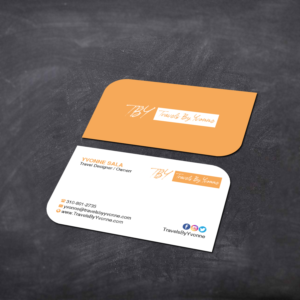 Design de Carte de Visite par Creations Box 2015 pour Travels By Yvonne  | Design : #23504861
