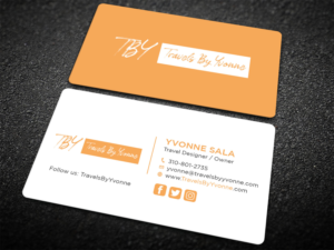 Business Card Design by Tripti Ranjan Gain for Travels By Yvonne  | Design: #23507387