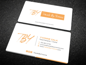 Business Card Design by Tripti Ranjan Gain for Travels By Yvonne  | Design: #23507538