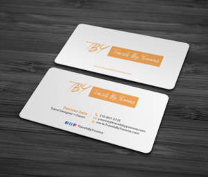 Travels By Yvonne Business Cards | Business Card Design by MDesign