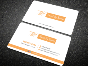 Business Card Design by Uttom 2 for Travels By Yvonne  | Design #23499720