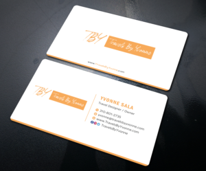 Business Card Design by Uttom 2 for Travels By Yvonne  | Design: #23499722
