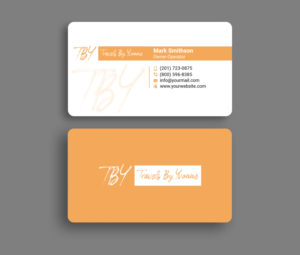 Travels By Yvonne Business Cards | Business Card Design by Krishno