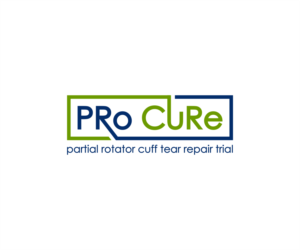 PRo CuRe - partial rotator cuff tear repair trial | Logo Design by .Ashu.