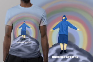 Outdoor Enthusiast T-shirt  - Brocken Spectre | Design de T-shirt par Jenn Smith