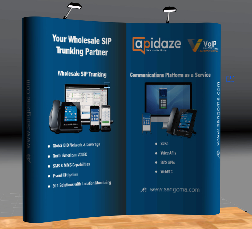 Trade Show Booth Design by Bins for VoIP Innovations | Design #23503529