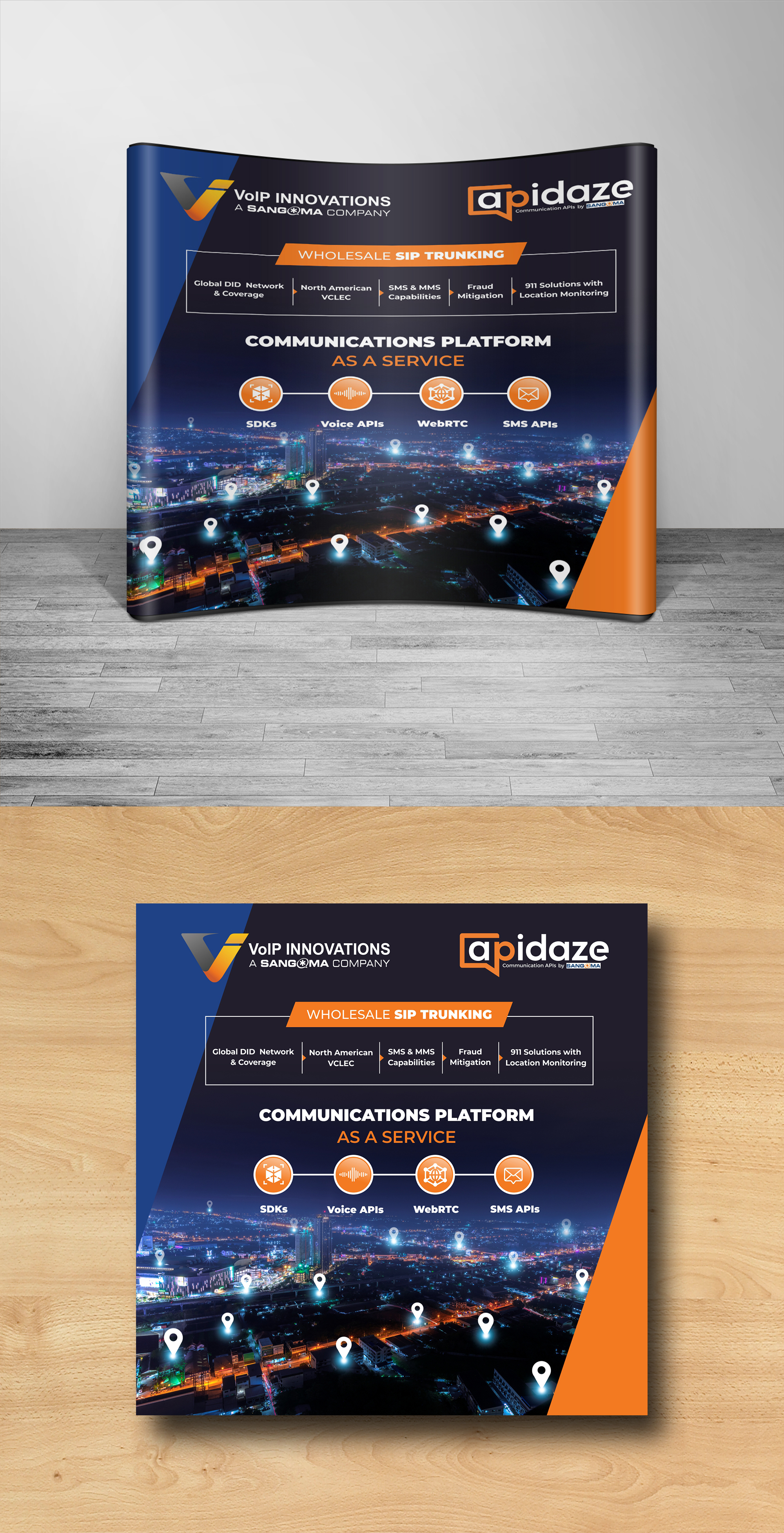 Design de Stand d'Exposition par ecorokerz pour VoIP Innovations | Design #23501933