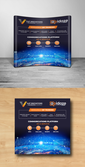 Trade Show Booth Design by ecorokerz for VoIP Innovations | Design: #23501934