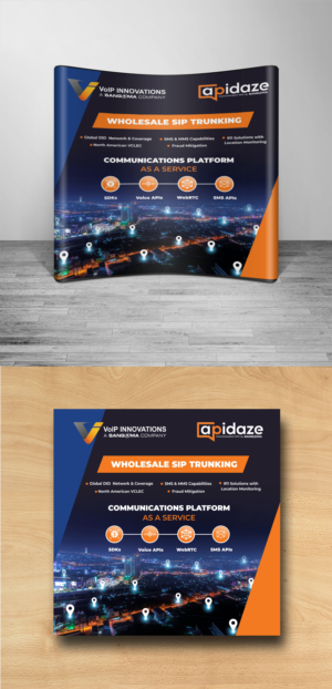 Trade Show Booth Design by ecorokerz for VoIP Innovations | Design: #23509051
