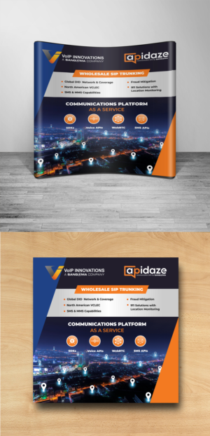 Trade Show Booth Design by ecorokerz for VoIP Innovations | Design: #23516335