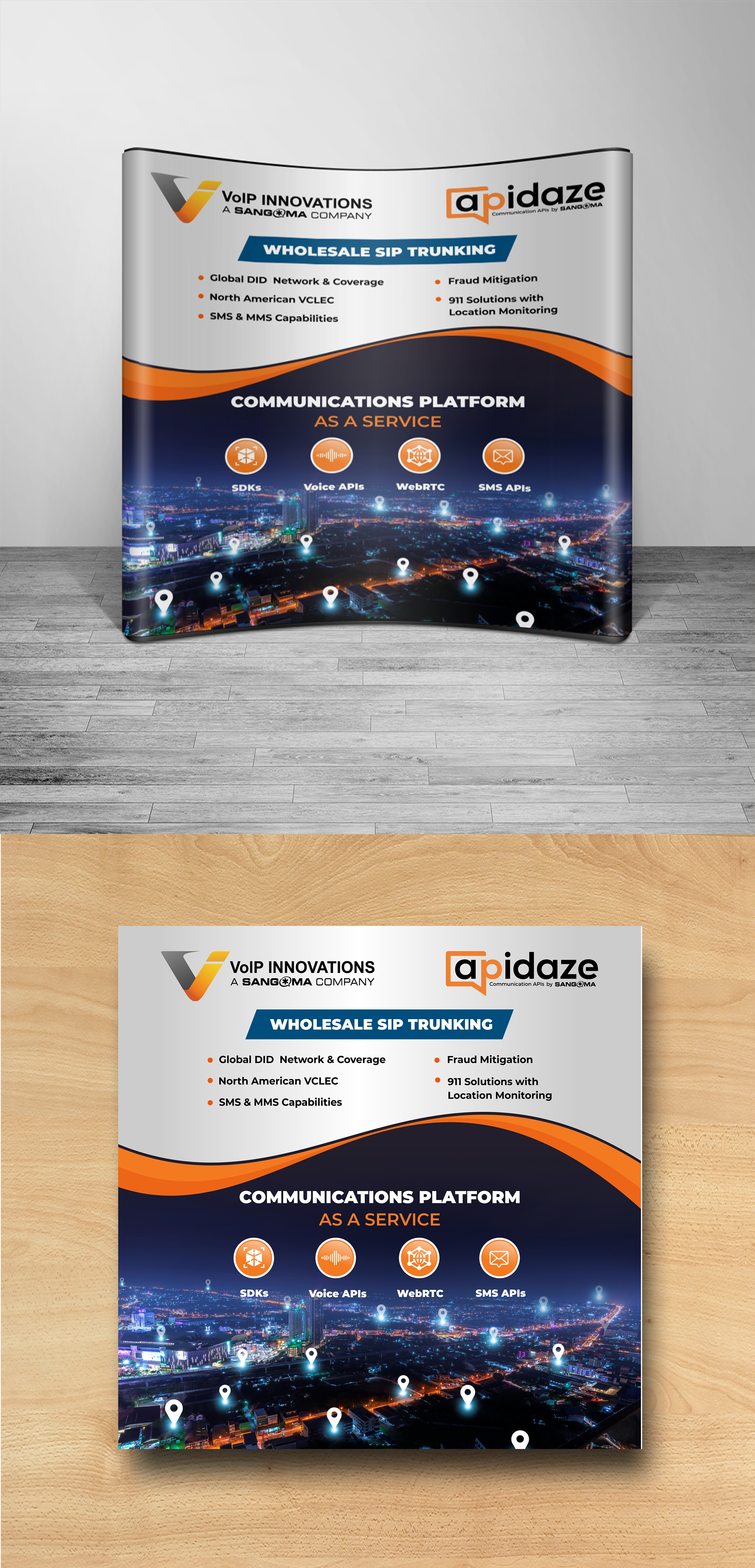 Design de Stand d'Exposition par ecorokerz pour VoIP Innovations | Design #23516336