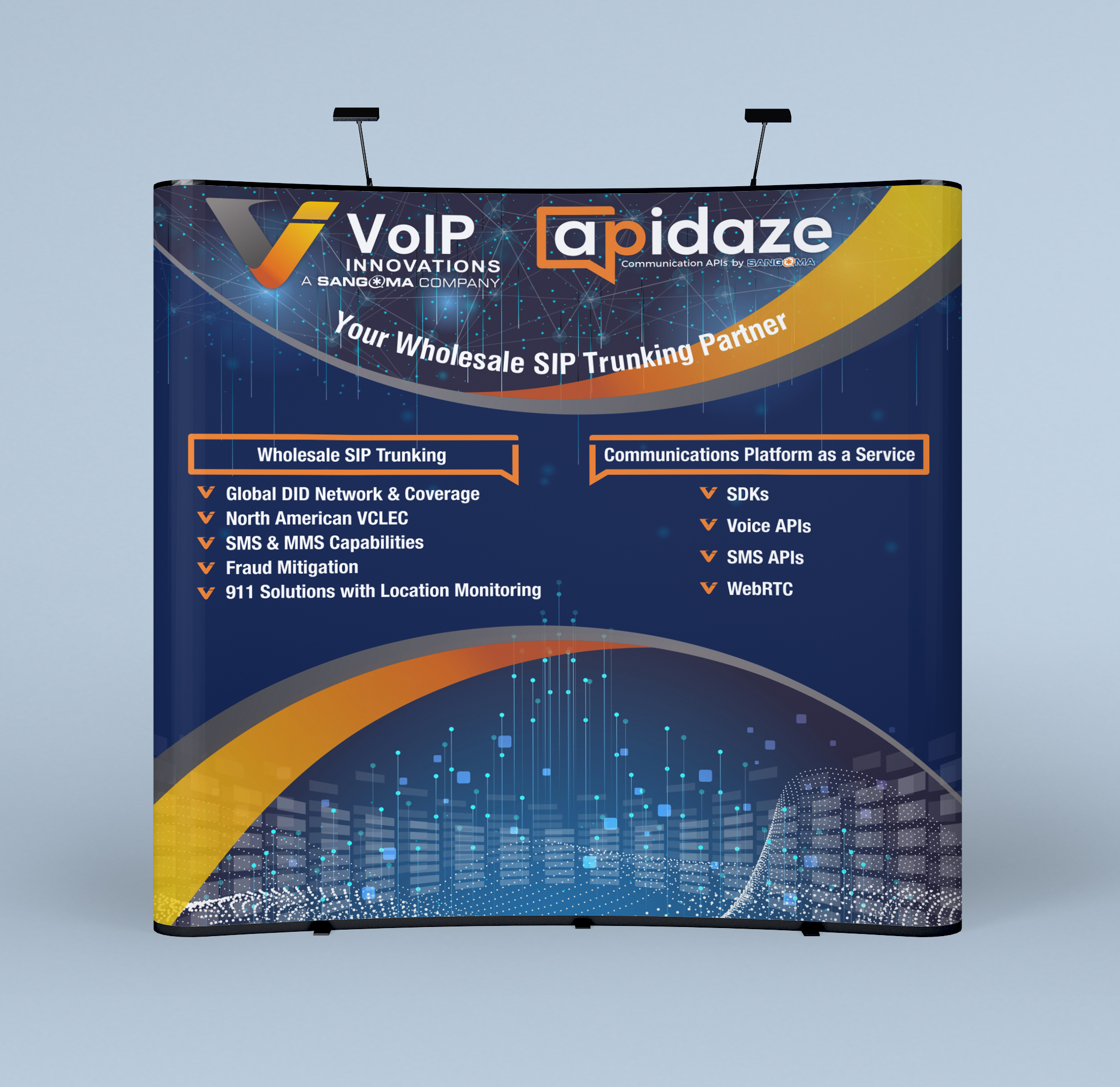 Trade Show Booth Design by Maestroto for VoIP Innovations | Design #23505201