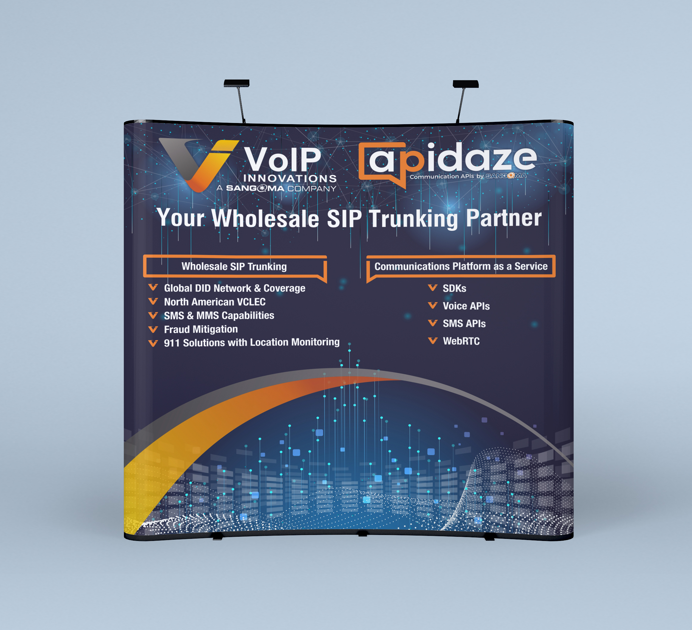 Trade Show Booth Design by Maestroto for VoIP Innovations | Design #23523408