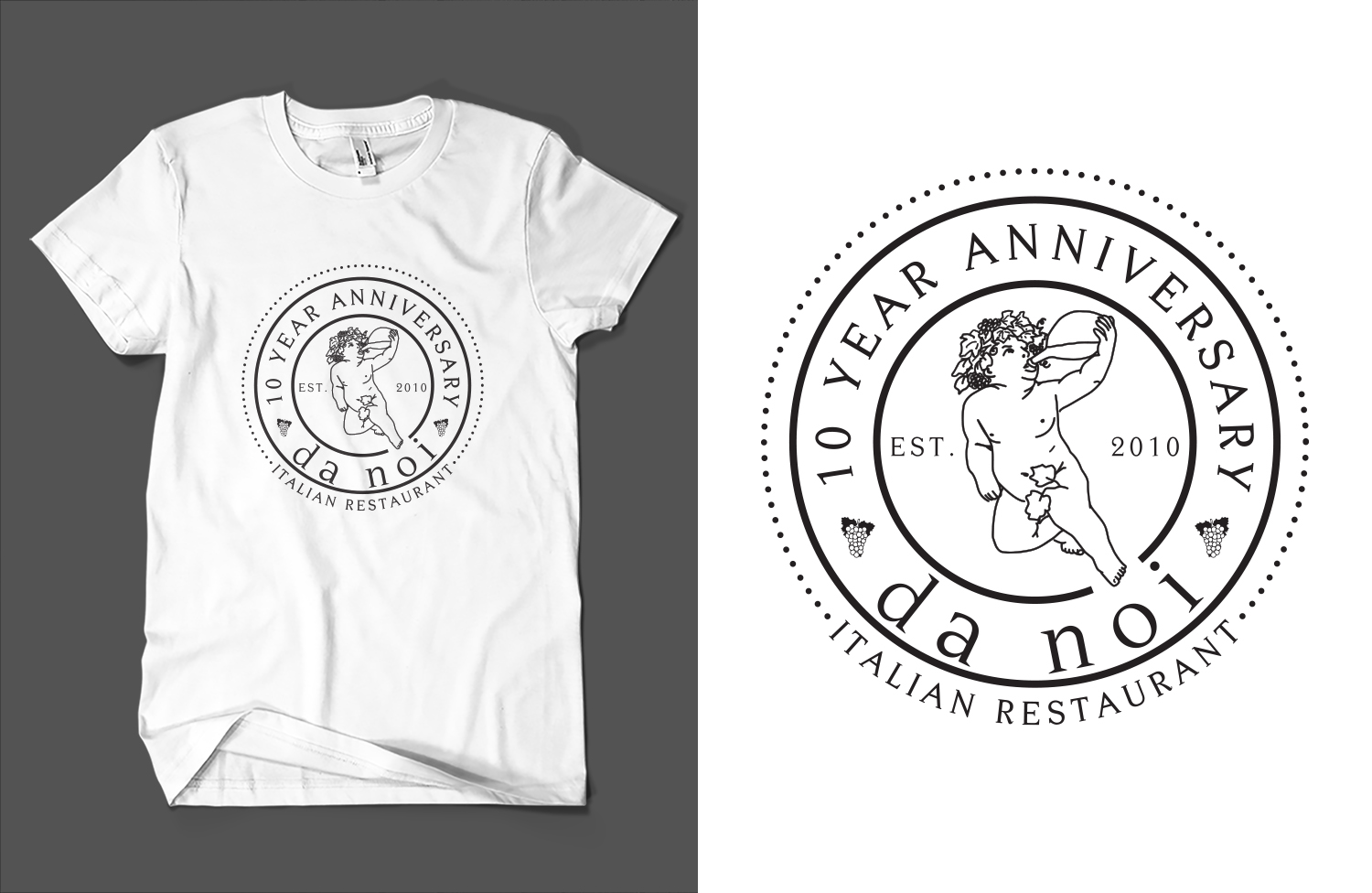 T-shirt Design by Barney Stinson for Da Noi, Inc. | Design #23520121