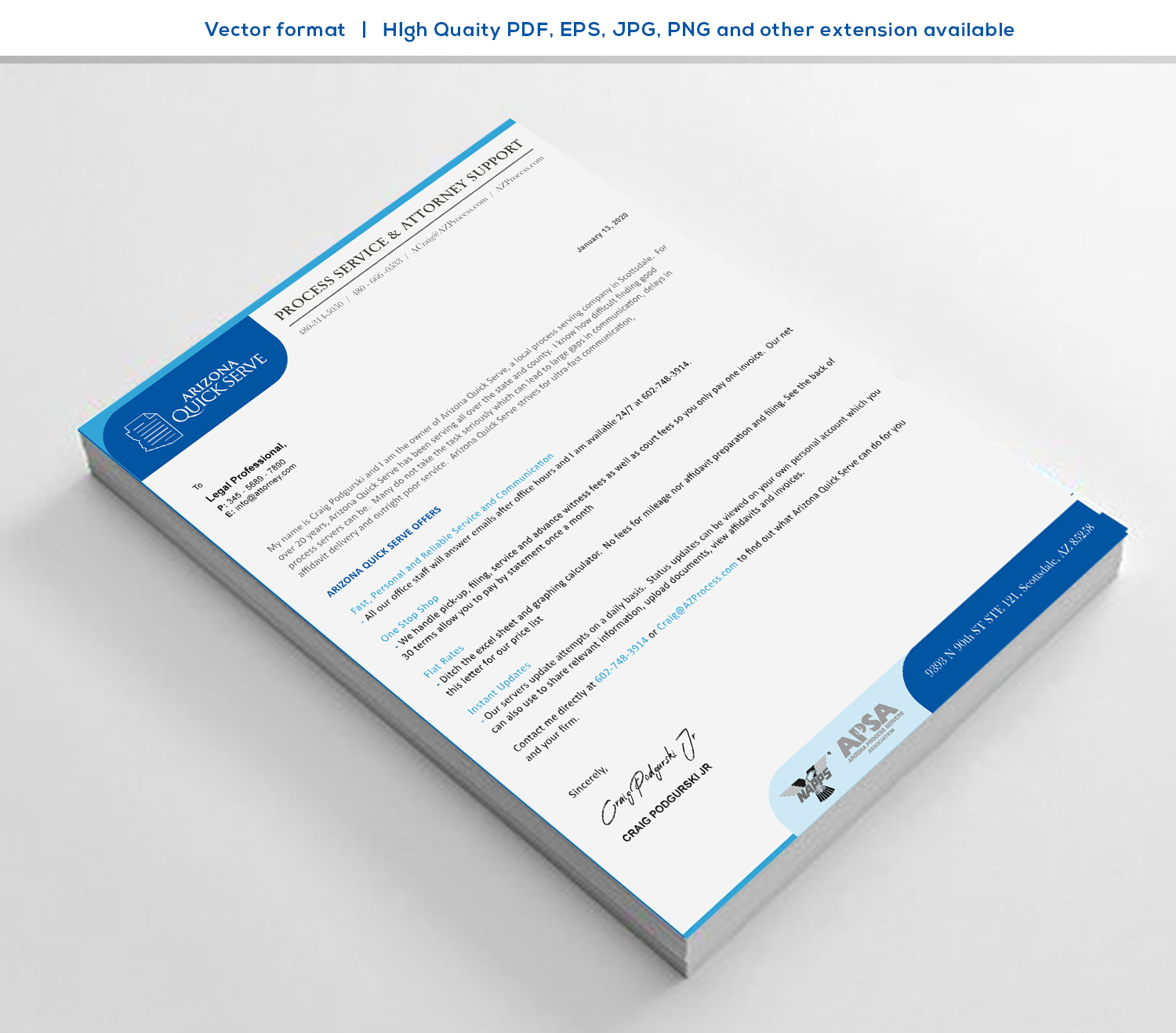 Letterhead Design by Expert Designer for this project | Design #23510575
