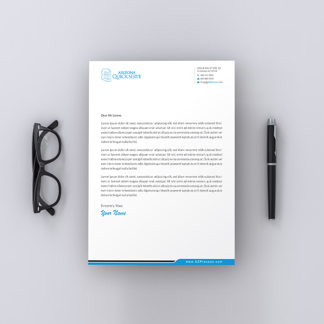 Letterhead Design by Infinitive Technology for this project | Design #23499545