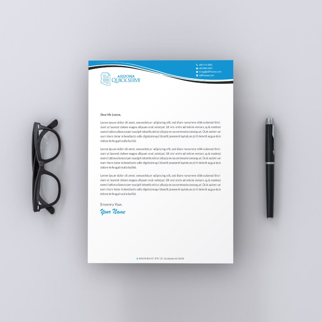 Letterhead Design by Infinitive Technology for this project | Design #23499547