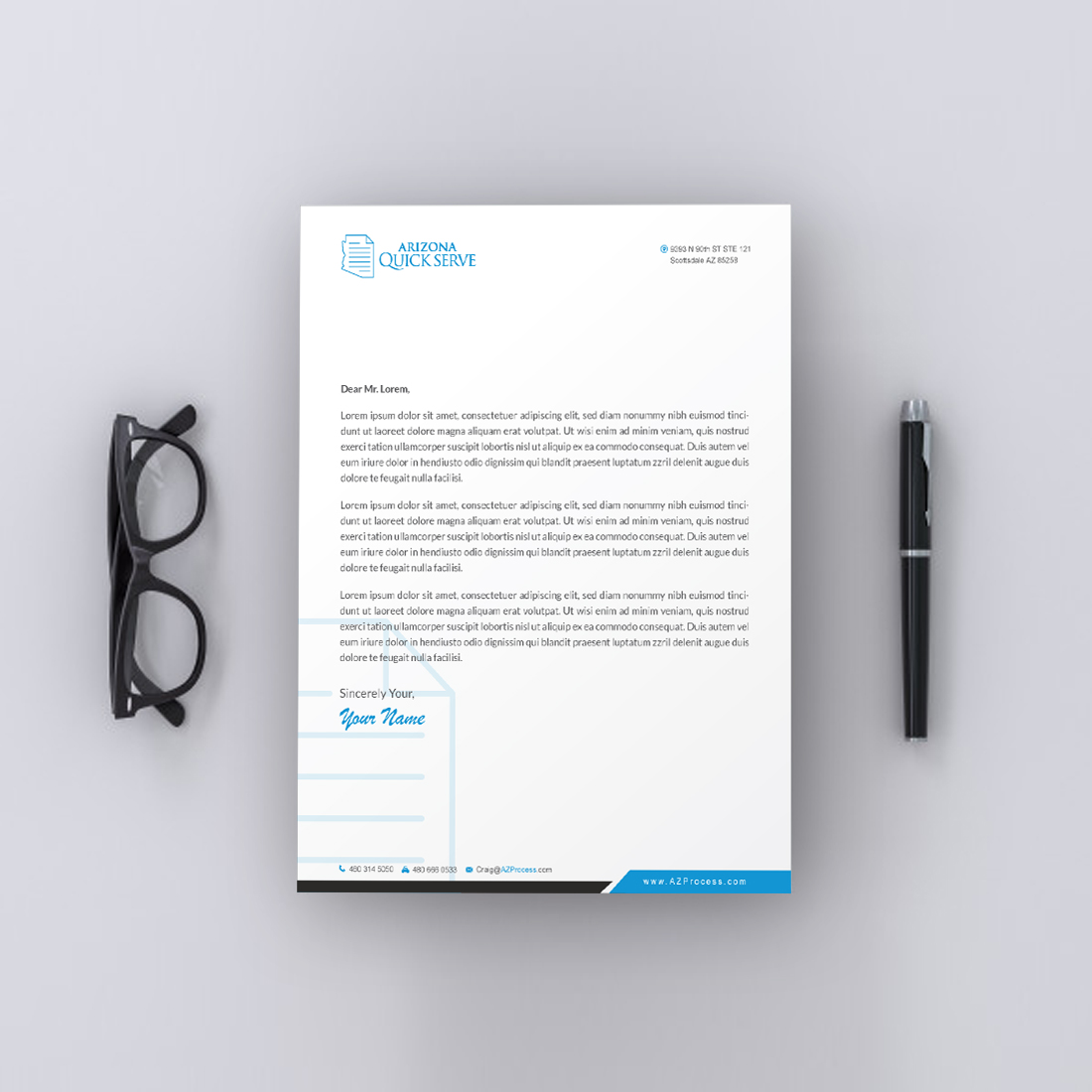 Letterhead Design by Infinitive Technology for this project | Design #23499548