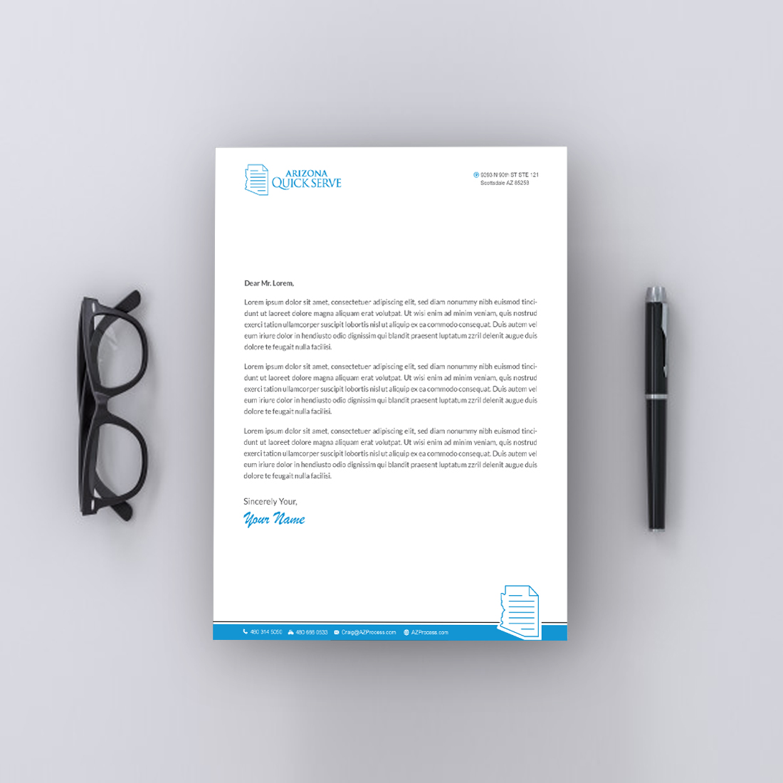 Letterhead Design by Infinitive Technology for this project | Design #23499556
